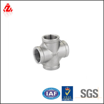 Stainless steel stright cross pipe joint